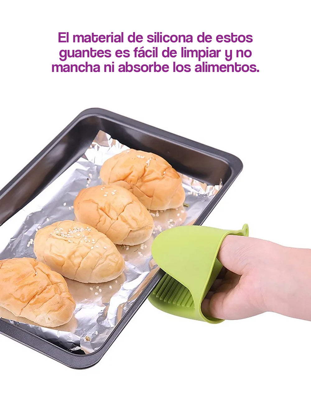 Guantes de silicona para horno