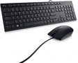 Set teclado y mouse alámbrico USB en español – Dell KM300C – Negro