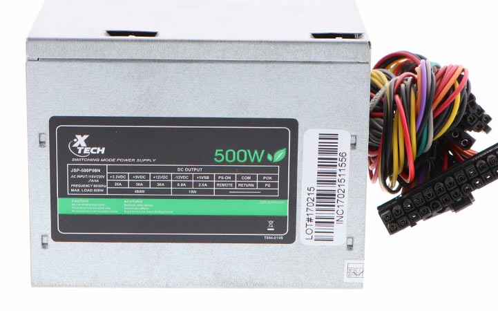 Fuente de Alimentación Interna ATX 500W Xtech