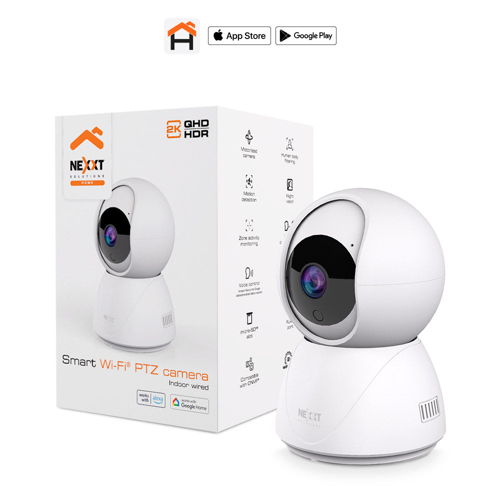 Cámara de Seguridad Interior PTZ 2K RJ45 Nexxt Solutions Home
