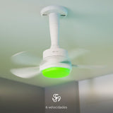 Ventilador de Techo Inteligente 2 en 1 con Lámpara Integrada y Conexión Wi‑Fi® Nexxt Solutions – NHA‑F100