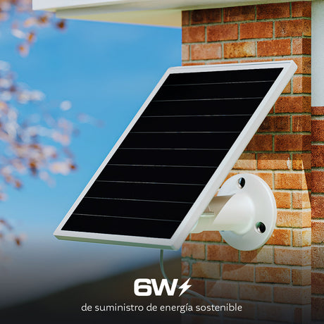 Panel Solar Universal Nexxt Solutions Home NHC‑SP6W – 6W – IP66 – Para Cámaras y Dispositivos Exteriores