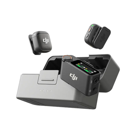 DJI Rec and Replayable Mic – 2.4 GHz / 2 Transmisores / Grabación Interna / USB-C / 150m / CP.RN.00000325.02