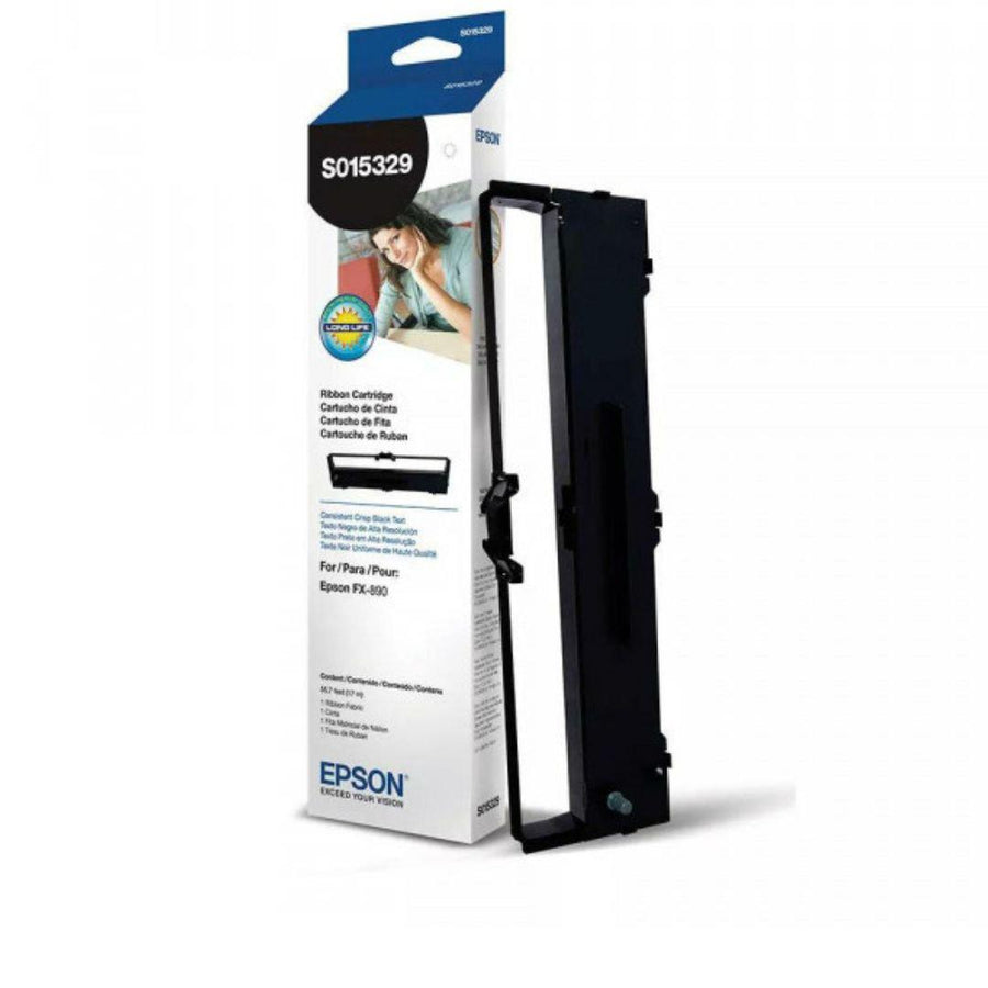 Cinta de Tela para Impresora Epson S015329 Negra
