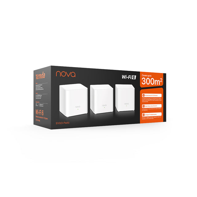 MX3 (3-PACK) Sistema de malla wifi 6 de doble banda para todo el hogar