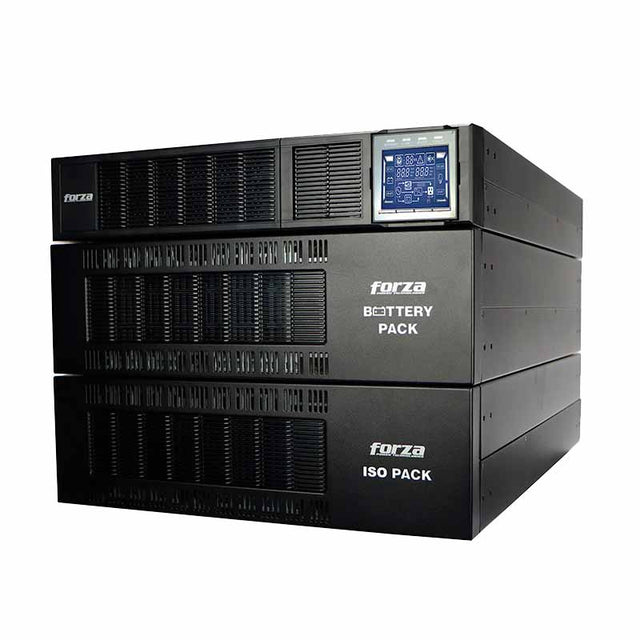 UPS Rack/Externo Forza Atlas FDC-106KMR-ISO 6000VA 6000W 9Ah 2U 110-300V Negro