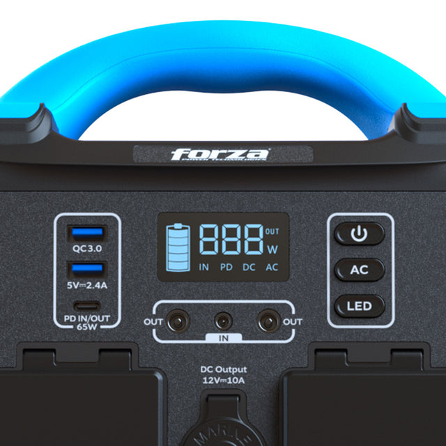 Respaldo de Batería Forza Titan Series FPP-T300 300W 110/120V 2AC/6DC LiMnFePO4
