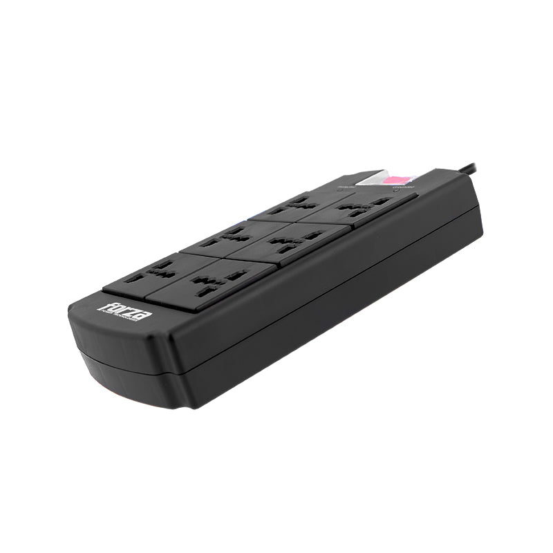 Protector de Sobretensión Universal Forza 6 Tomas Nema 110/240V