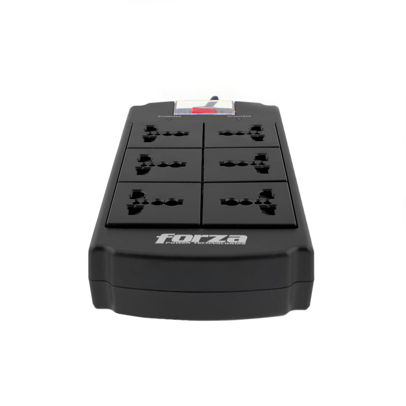 Protector de Sobretensión Universal Forza 6 Tomas Nema 110/240V
