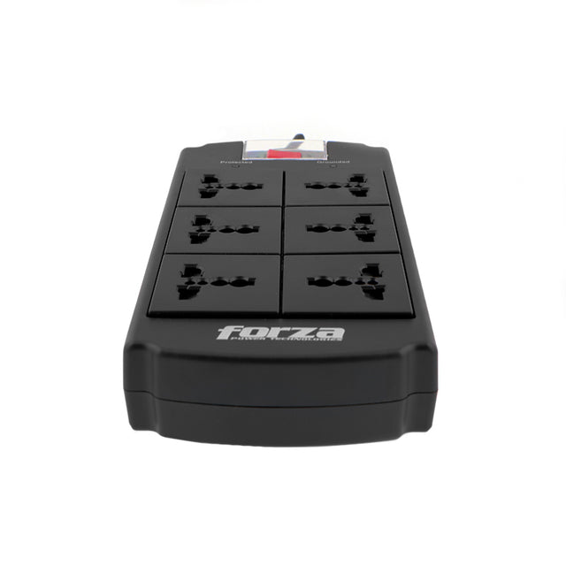 Protector de Sobretensión Universal Forza 6 Tomas Nema 110/240V