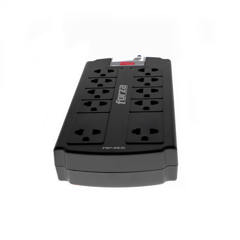Supresor de Sobretensiones Forza Power Technologies 10 Tomas Retardante Llama