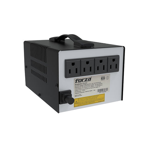 Regulador de Voltaje Automático Forza Externo 3600VA 4 Tomas 110/120V