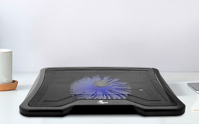 Soporte para portátil - 2 puertos USB - ventilador de 160mm Xtech
