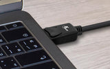 Cable DisplayPort Macho a Macho 1.8m con Bloqueo Xtech Negro