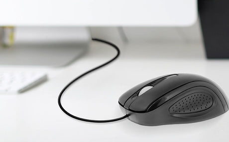 Ratón Óptico Cableado USB Negro Xtech XTM-175