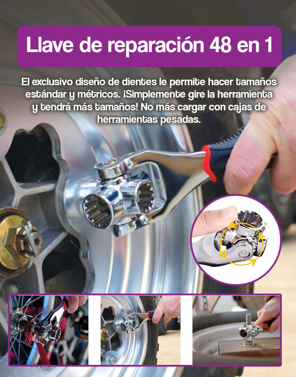 Llave de reparación 48 en 1