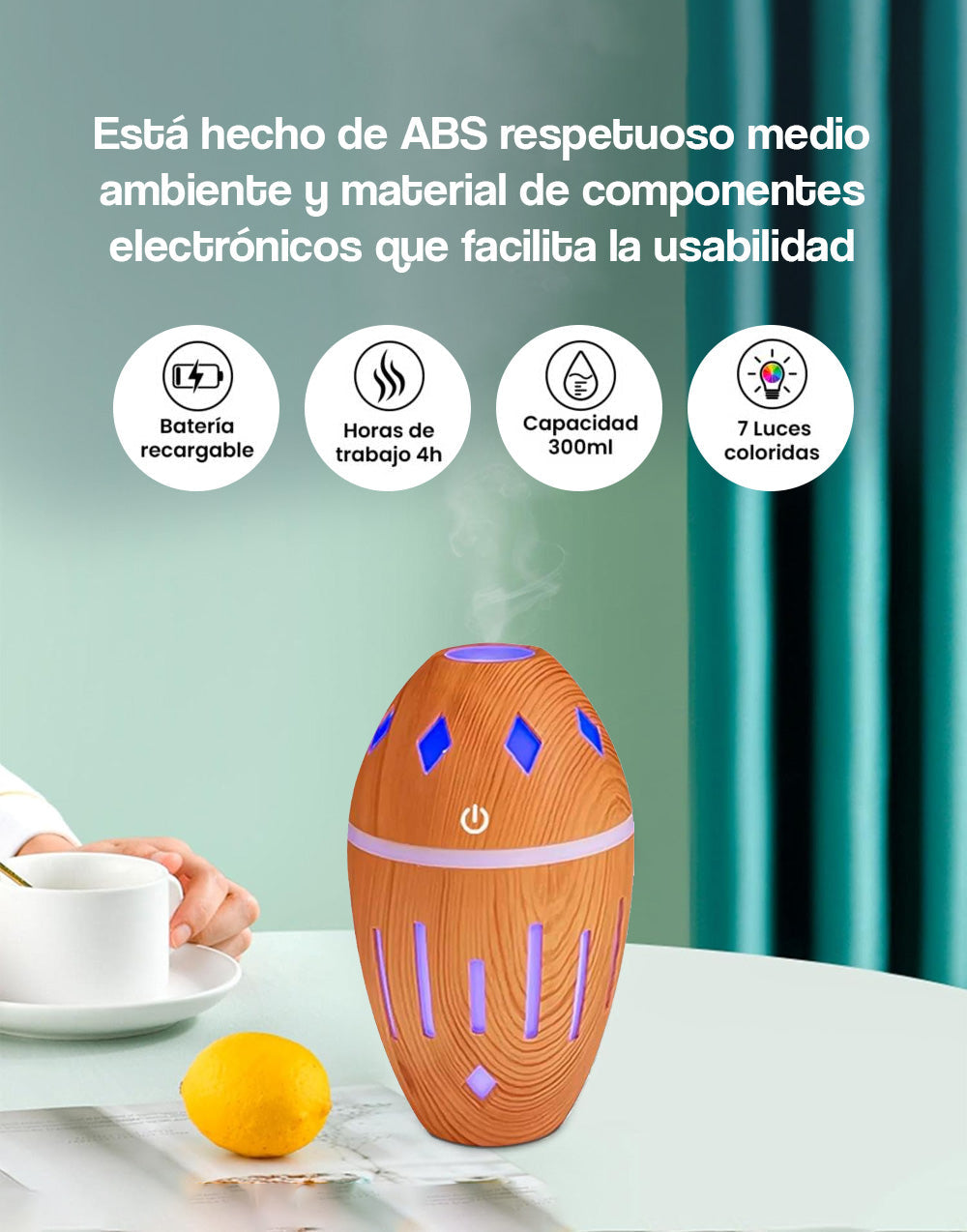 Humidificador difusor de aromas