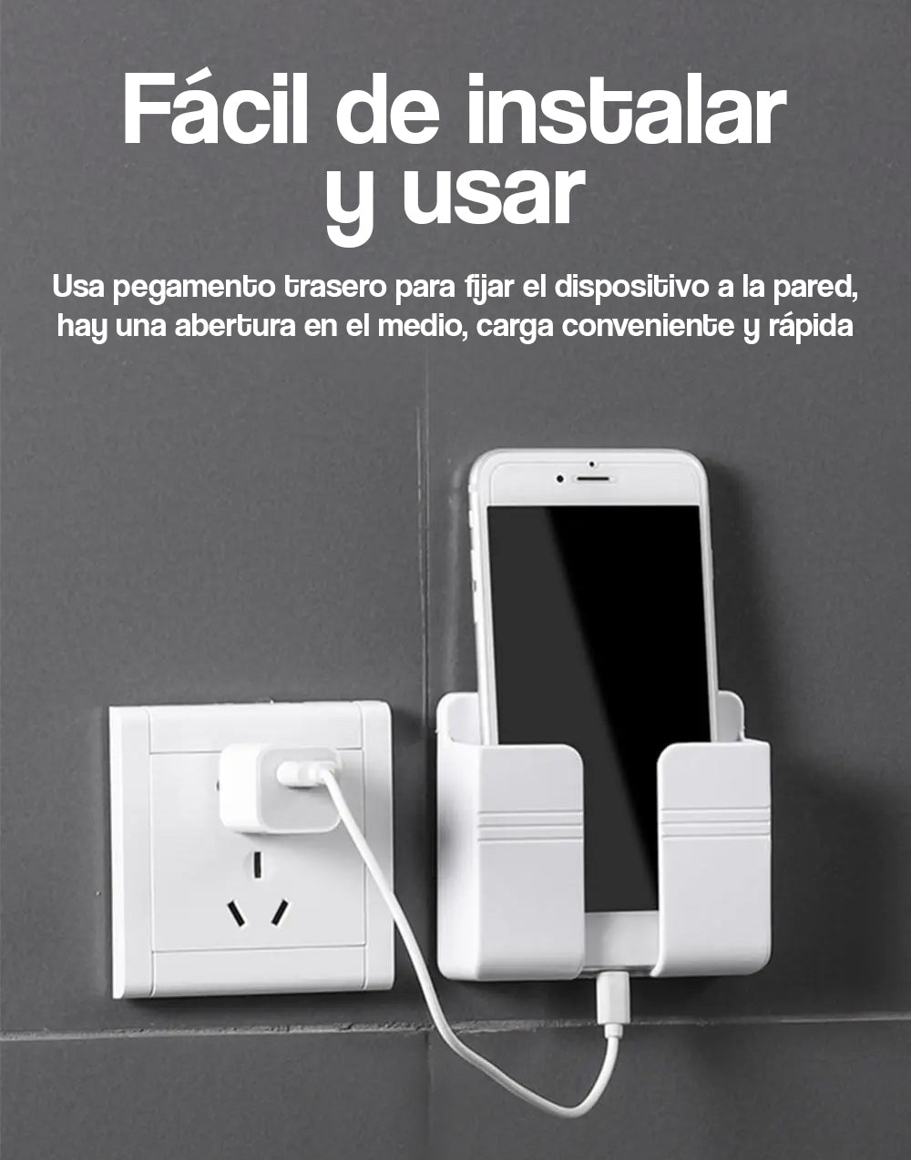 Soporte de cargar el teléfono