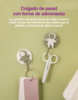 Colgador de pared con forma de astronauta