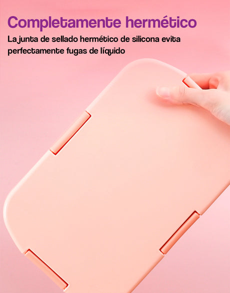 Lonchera con compartimientos