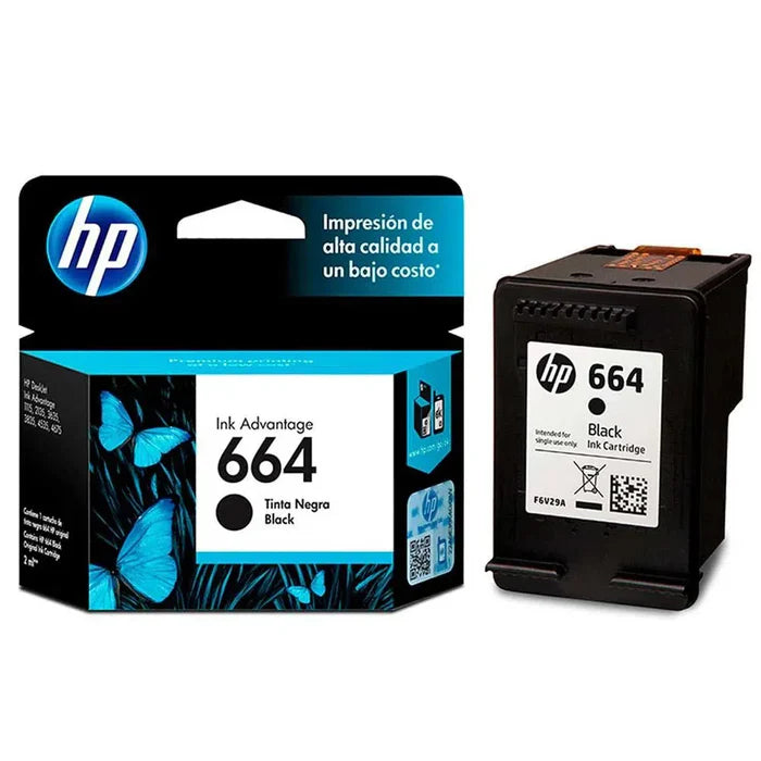 HP 664 Cartucho de tinta negro