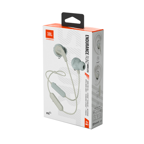 JBL Auriculares Deportivos con Cable Resistentes al Sudor.  Blancos
