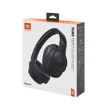 JBL TUNE 720BT - Auriculares inalámbricos sobre la oreja sonido Pure Bass, Bluetooth 5.3, batería de hasta 76 horas de duración y carga de velocidad, diseño ligero, cómodo y plegable. Negro