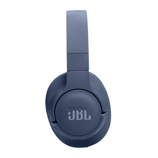 JBL TUNE 720BT - Auriculares inalámbricos sobre la oreja sonido Pure Bass, Bluetooth 5.3, batería de hasta 76 horas de duración y carga de velocidad, diseño ligero, cómodo y plegable. Azul