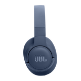 JBL TUNE 720BT - Auriculares inalámbricos sobre la oreja sonido Pure Bass, Bluetooth 5.3, batería de hasta 76 horas de duración y carga de velocidad, diseño ligero, cómodo y plegable. Azul