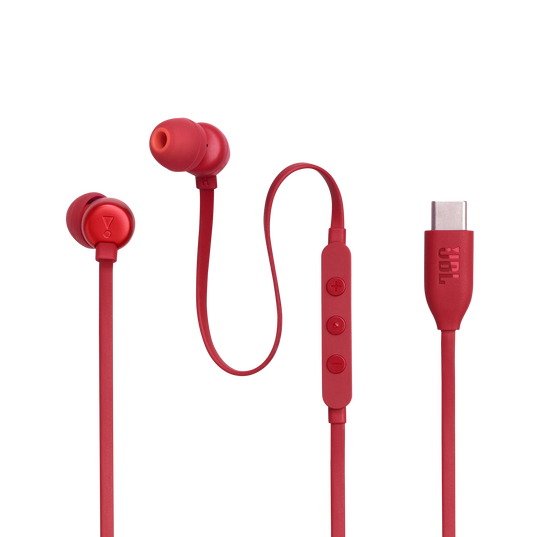 Auriculares Cableados JBL TUNE 310C In-Ear con Micrófono Rojo