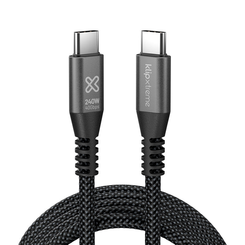 Cable USB‑C – Klip Xtreme PowerGo 850 – 240W – 40Gbps – 1.8m – KAC‑850‑6FT