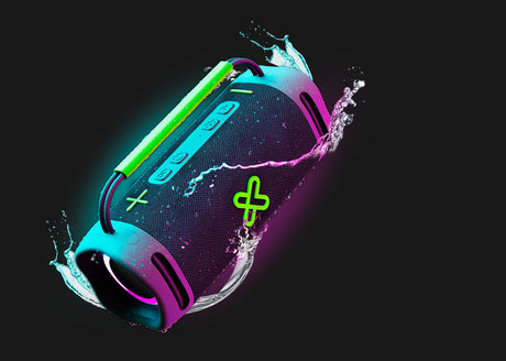 Bocina portátil Bluetooth resistente al agua 3W – Klip Xtreme WaveRider – KBB‑250 – Negro