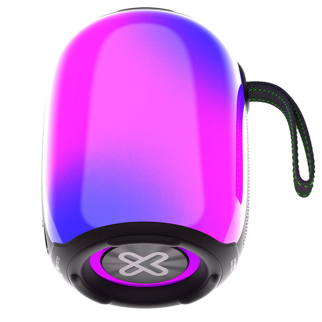 Altavoz Klip Xtreme ZoundFire KBS-250BK con Luces LED de Llama 12W TWS Negro