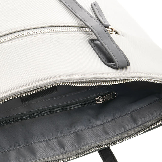 Bolso de Mano para Laptop Capri Klip Xtreme 15.6" Poliéster 1200D Beige/Blanco para Damas