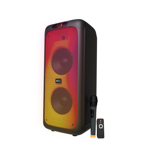 Altavoz Portátil 8" con Luces LED de Llama BoomFire Pro Klip Xtreme KLS-662 Negro