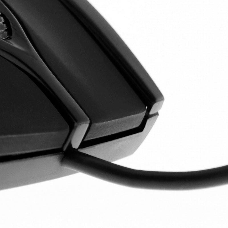 Ratón Óptico Ebony Cableado USB Klip Xtreme KMO-104