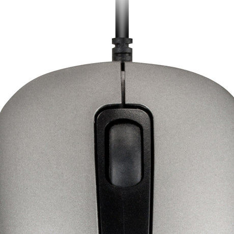 Mouse Alámbrico Shadow USB Klip Xtreme 1600dpi Gris