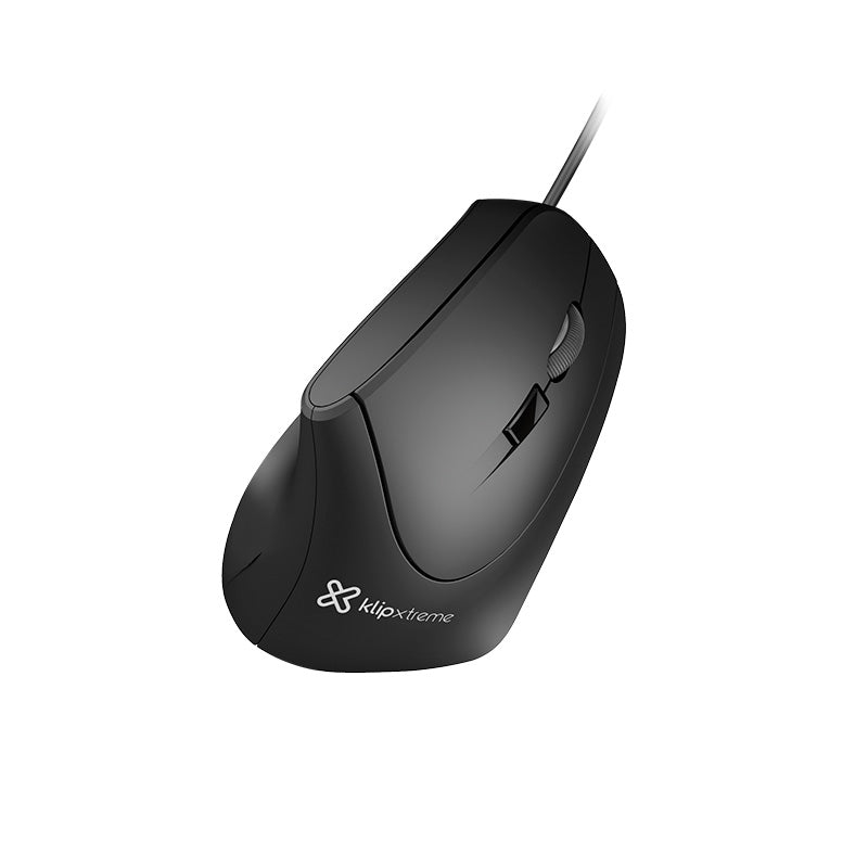 Ratón Vertical Ergonómico Cableado USB Klip Xtreme Krown KMO-506 Diestro
