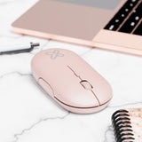 Mouse Inalámbrico Delgado Klip Xtreme SlimSurfer KMW-415PK 2.4GHz Rosado