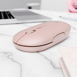Mouse Inalámbrico Delgado Klip Xtreme SlimSurfer KMW-415PK 2.4GHz Rosado