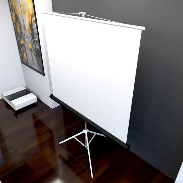 Pantalla de Proyección con Trípode Klip Xtreme KPS-102B 86" 4:3 Blanco Mate/Negro