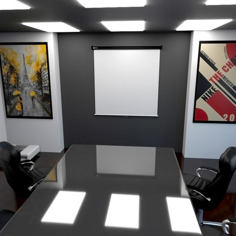 Pantalla de Proyección Motorizada Klip Xtreme KPS-502 100" 4:3 Blanco Mate