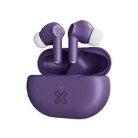 Auriculares Klip Xtreme KTE-015PR – True Wireless, 17 horas, IPX5, Morados