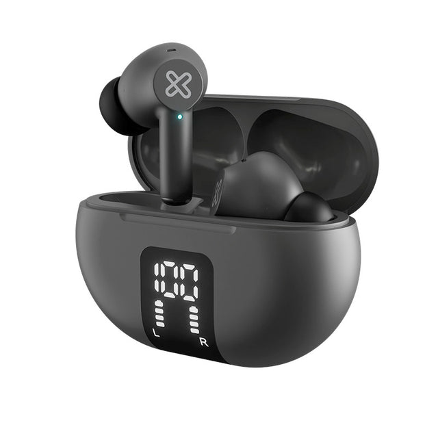 Auriculares True Wireless Klip Xtreme EdgeBuds KTE-755GR 22Hrs ANC Grises