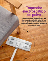 Trapeador electrostático de polvo