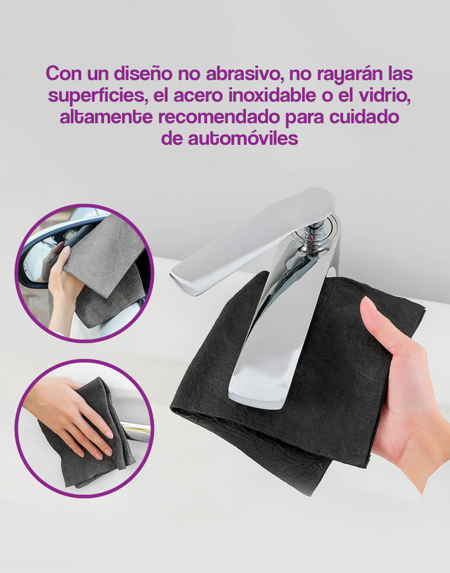 Toallas sintéticas para limpieza