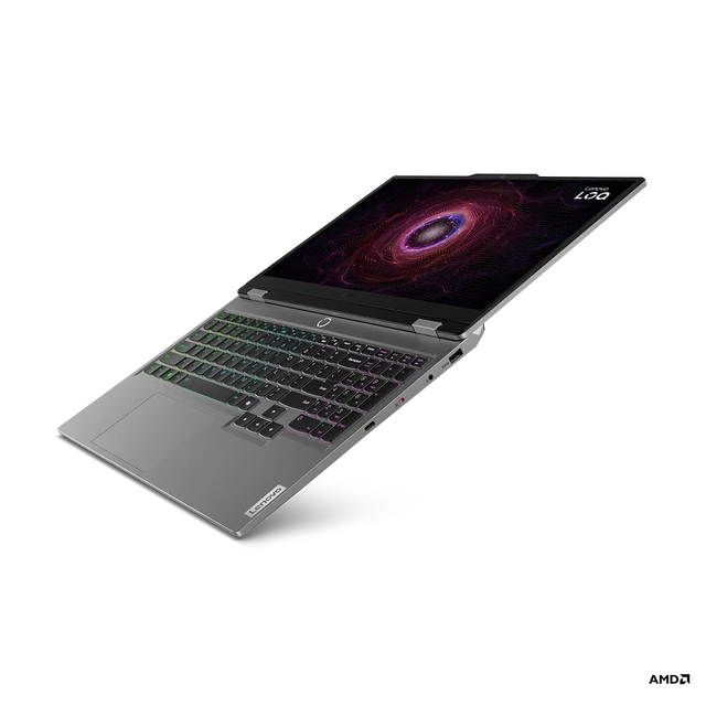 Laptop Lenovo 15.6" FHD AMD Ryzen 5 16GB RAM 512GB SSD RTX 3050 Windows 11 Home Gris