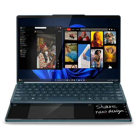 Laptop 2 en 1 Lenovo YOGA Book 14" OLED | Intel Core Ultra 7, 16GB RAM, 1TB SSD, Windows 11 Home