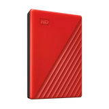 WD My Passport 2TB – Disco Duro Externo Portátil Encriptado – USB 3.2 Gen 1 – Rojo – WDBYVG0020BRD‑WESN