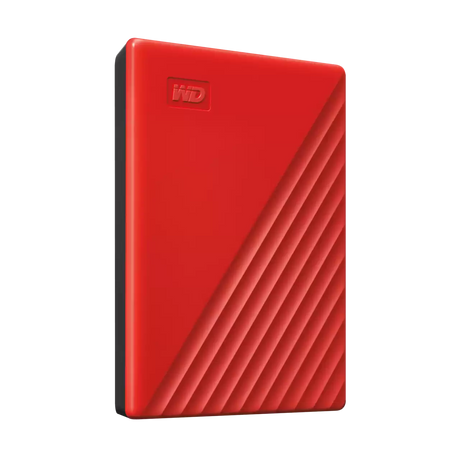 WD My Passport 2TB – Disco Duro Externo Portátil Encriptado – USB 3.2 Gen 1 – Rojo – WDBYVG0020BRD‑WESN